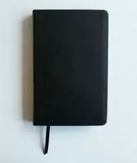 BIBLIA REINA VALERA 1960 LETRA GRANDE. PIEL PREMIER NEGRO, ÍNDICE, TAMAÑO MANUAL