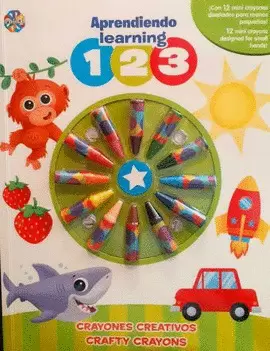 CRAYONES CREATIVOS. LEARNING - APRENDIENDO 123