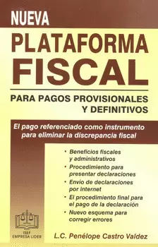 NUEVA PLATAFORMA FISCAL PARA PAGOS PROVISIONALES Y DEFINIT