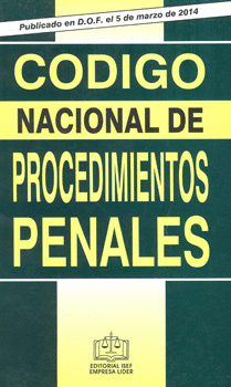 CÓDIGO NACIONAL DE PROCEDIMIENTOS PENALES