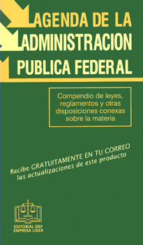 AGENDA DE LA ADMINISTRACIÓN PÚBLICA FEDERAL