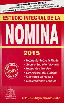 ESTUDIO INTEGRAL DE LA NÓMINA 2015