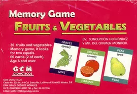 MEMORY GAME FRUITS AND VEGETABLES
