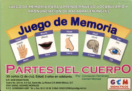 MEMORY GAME PARTS OF THE BODY