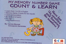 MY MEMORY NUMBER GAME COUNT AND LEARN