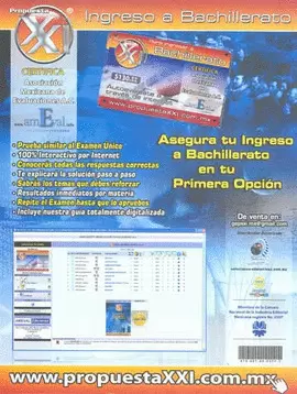 PROPUESTA 21 INGRESO A BACHILLERATO TARJETA DE PREPAGO