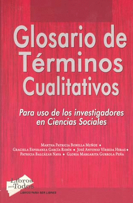 GLOSARIO DE TERMINOS CUALITATIVOS