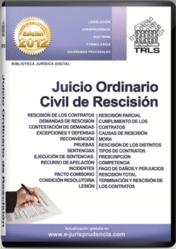 JUICIO ORDINARIO CIVIL DE RESCISION