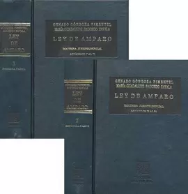 LEY DE AMPARO TOMO 1 PRIMERA Y SEGUNDA PARTE