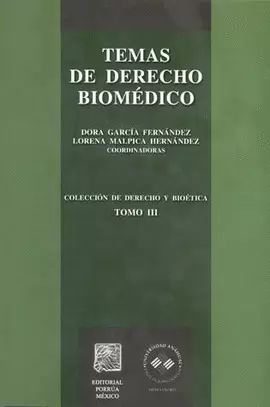 TEMAS DE DERECHO BIOMEDICO