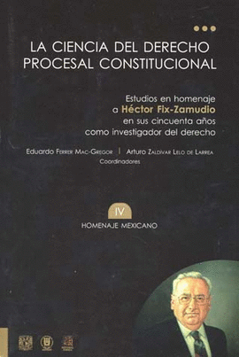 LA CIENCIA DEL DERECHO PROCESAL CONSTITUCIONAL 4