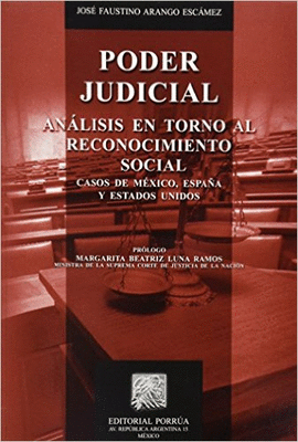 PODER JUDICIAL ANALISIS EN TORNO AL RECONOCIMIENTO SOCIAL