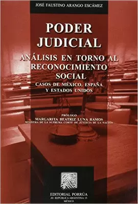 PODER JUDICIAL ANALISIS EN TORNO AL RECONOCIMIENTO SOCIAL