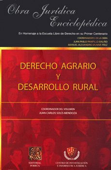 DERECHO AGRARIO Y DESARROLLO RURAL