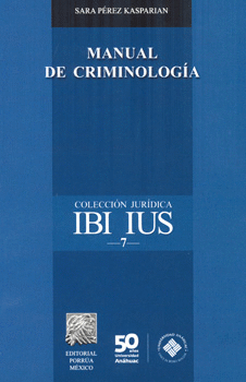 MANUAL DE CRIMINOLOGÍA