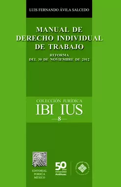 MANUAL DE DERECHO INDIVIDUAL DE TRABAJO