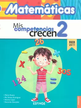 MATEMATICAS 2 MIS COMPETENCIAS CRECEN PRIMARIA