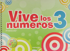 VIVE LOS NÚMEROS 3 PREESCOLAR C/CD