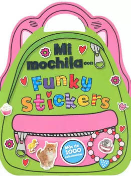 MI MOCHILA CON FUNKY STICKERS