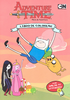ADVENTURE TIME HORA DE AVENTURA LIBRO PARA COLOREAR