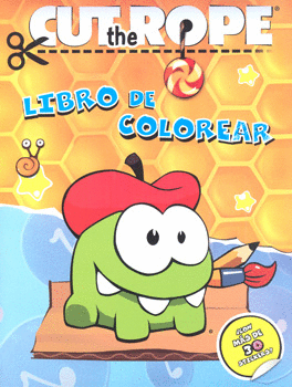 CUT THE ROPE LIBRO DE COLOREAR