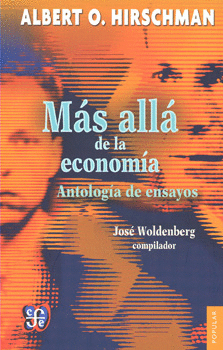 MÁS ALLÁ DE LA ECONOMÍA ANTOLOGÍA DE ENSAYOS