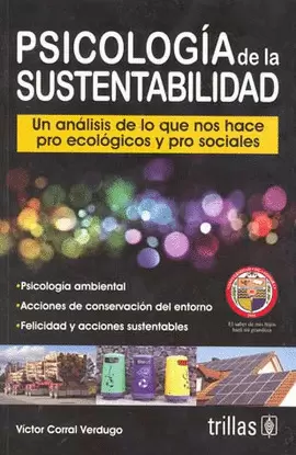 PSICOLOGIA DE LA SUSTENTABILIDAD