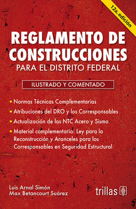 REGLAMENTO DE CONSTRUCCIONES PARA EL DISTRITO FEDERAL