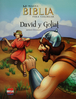 MI PRIMERA BIBLIA PARA COLOREAR DAVID Y GOLIAT ANTIGUO TESTAMENTO
