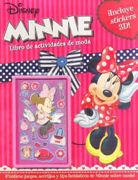 DISNEY MINNIE LIBRO DE ACTIVIDADES DE MODA C/STICKERS