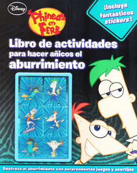 DISNEY PHINEAS Y FERB LIBRO DE ACTIVIDADES C/STICKERS