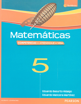 MATEMATICAS 5 BACHILLERATO COMPETENCIAS APRENDIZAJE VIDA