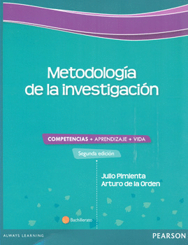 METODOLOGÍA DE LA INVESTIGACIÓN COMPETENCIAS MÁS APRENDIZAJE MÁS VIDA BACHILLERATO