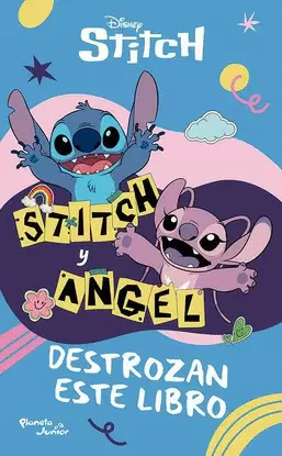 STITCH Y ANGEL DESTROZAN ESTE LIBRO