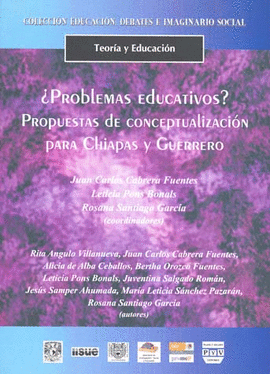 PROBLEMAS EDUCATIVOS PROPUESTAS DE CONCEPTUALIZACION