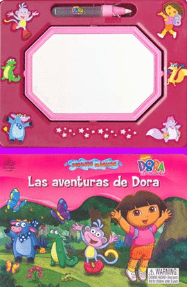 DIBUJOS MAGICOS LAS AVENTURAS DE DORA C/PIZARRA Y PLUMA