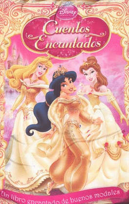 LIBRO ALMOHADA MEDIANO CUENTOS ENCANTADOS DISNEY PRINCESA