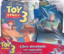 LIBRO ALMOHADA CON SEPARADOR TOY STORY 3