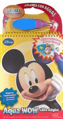 LA CASA DE MICKEY MOUSE AQUA WOW LIBRO MAGICO C/1 PLUMON