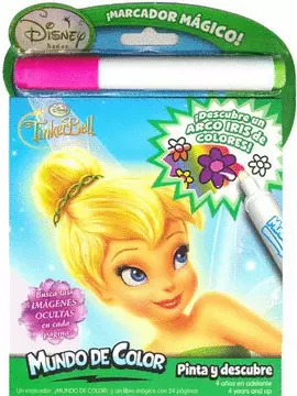 TINKER BELL MUNDO DE COLOR PINTA Y DESCUBRE C/1 MARCADOR