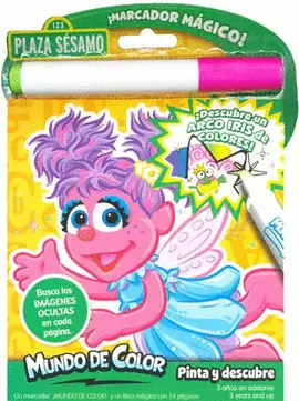 123 PLAZA SESAMO MUNDO DE COLOR PINTA Y DESCUBRE