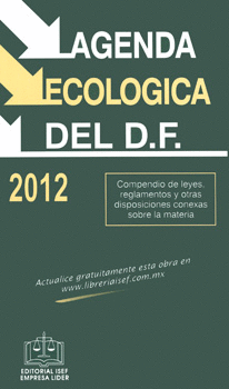 AGENDA ECOLOGICA DEL D F 2012