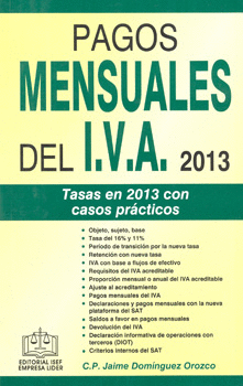 PAGOS MENSUALES DEL IVA 2013