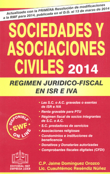 SOCIEDADES Y ASOCIACIONES CIVILES 2014