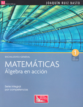 Trastornado Haz todo con mi poder Visión MATEMATICAS 1 ALGEBRA EN ACCION BACHILLERATO GENERAL. JOAQUIN RUIZ BASTO.  9786074382198