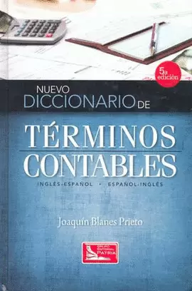NUEVO DICCIONARIO DE TERMINOS CONTABLES INGLES-ESPAÑOL