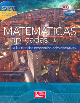 MATEMATICAS APLICADAS A LAS CIENCIAS ECONOMICO