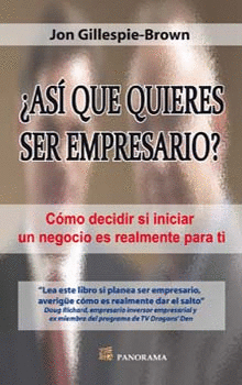 ASI QUE QUIERES SER EMPRESARIO