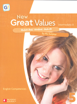 NEW GREAT VALUES 5 INTERMEDIATE A STUDENTS BOOK WORKBOOK C/AUDIO CD