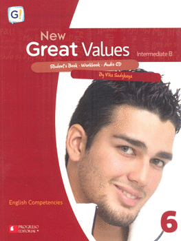 NEW GREAT VALUES 6 INTERMEDIATE B STUDENTS BOOK WORKBOOK C/AUDIO CD